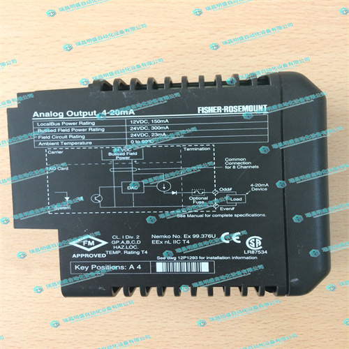 EMERSON KJ3002X1-BB1模拟输出模块