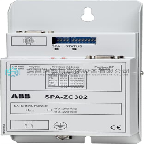 ABB SPA-ZC302直流电源保护设备 2023年4月报价