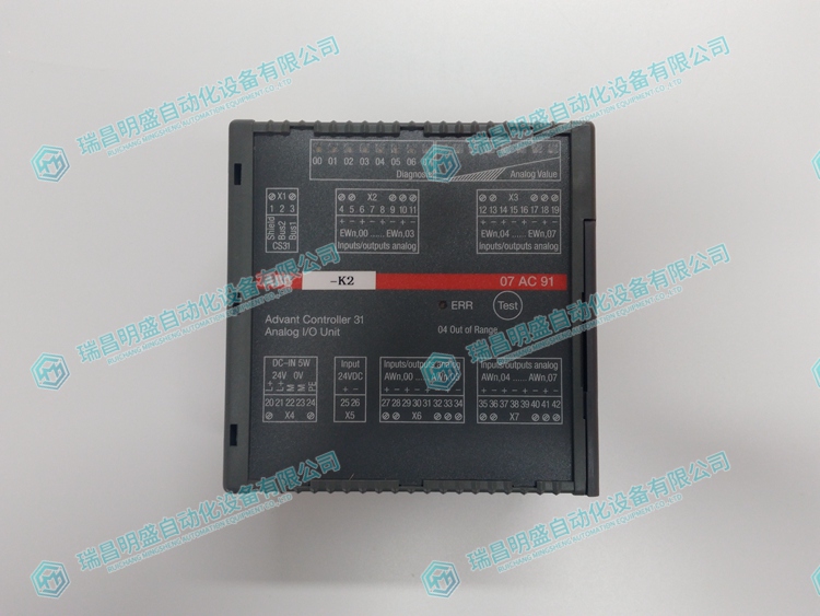 GJR5252300R0101 7AC91D模拟输入输出模块